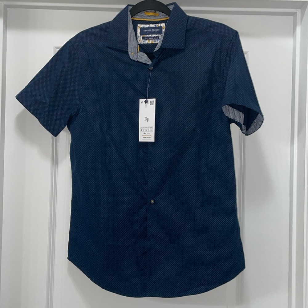 Denim & Flowers Men’s Button-down Shirt Size S